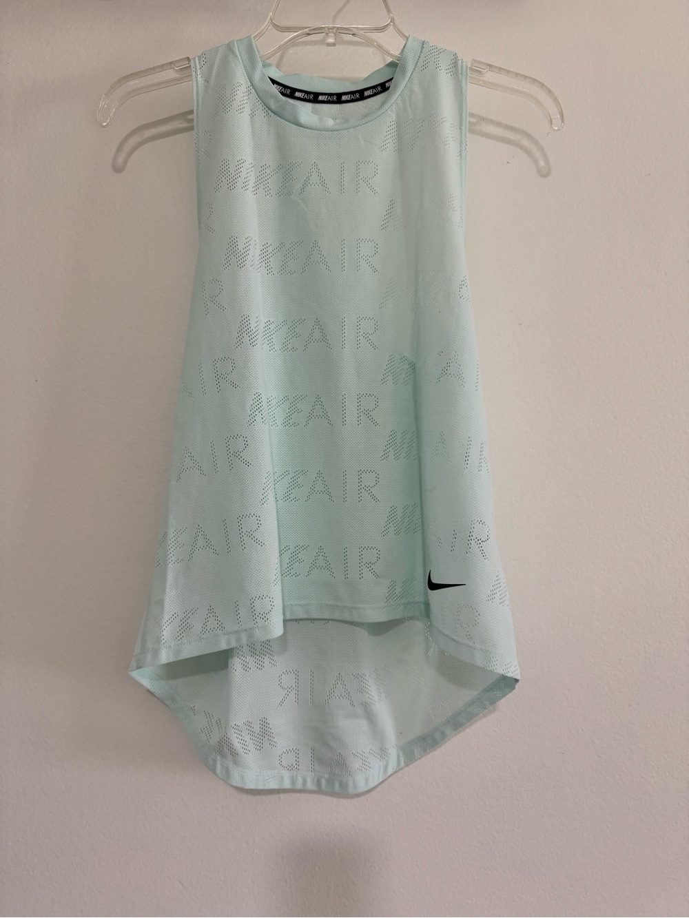Nike Women's Mint Green Dri-FIT Sleeveless Training Tank